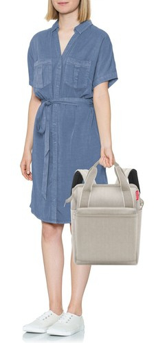 Plecak allrounder R herringbone sand REISENTHEL