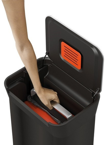 Kosz na śmieci 30L TITAN black JOSEPH JOSEPH