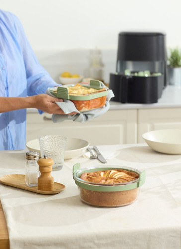 Forma szklana kwadratowa do Air Fryer LEKUE