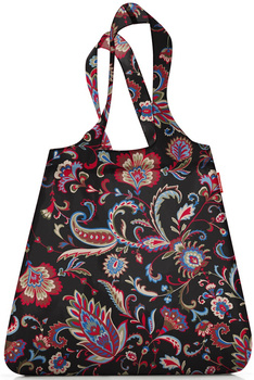 Siatka mini maxi shopper paisley black REISENTHEL