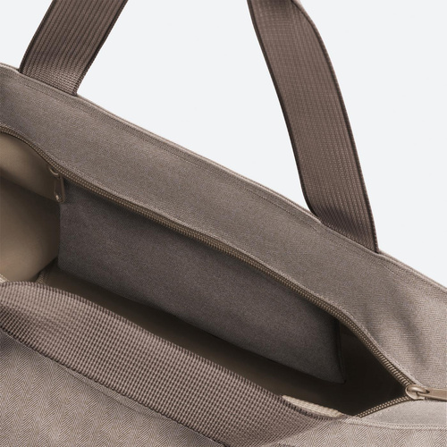 Torba shopper M herringbone mokka REISENTHEL