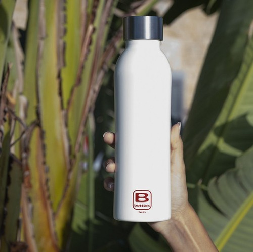 Butelka termiczna 500ml B Bottles TWIN Bianco Bright BUGATTI