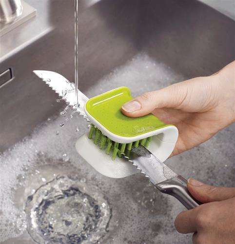 Szczoteczka do sztućców BladeBrush zielona JOSEPH JOSEPH