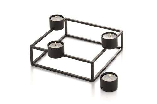  Świecznik na tealight Cubo czarny PHILIPPI