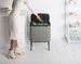 Kosz BO Touch Bin 36l Mineral Concrete Grey BRABANTIA 