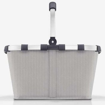 Koszyk carrybag herringbone grey REISENTHEL