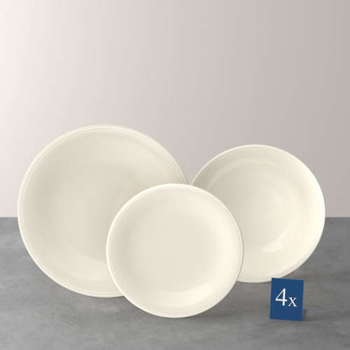 Zestaw talerzy 12el. (dla 4 osób) Color Loop Natural VILLEROY BOCH