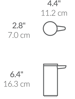 Bezdotykowy dozownik do mydła 266 ml Sensor Pump matowy SIMPLEHUMAN