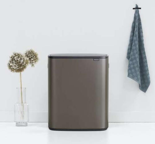 Kosz Bo Touch Bin 60l platynowy BRABANTIA