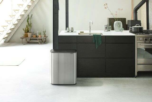 Kosz Bo Touch Bin 2x30 l stal matowa FPP BRABANTIA