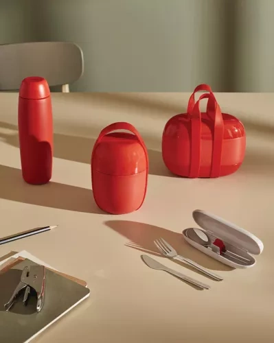 Pojemnik na lunch Food à porter szary ALESSI