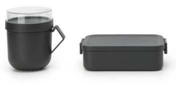 Zestaw 2-częściowy lunchowy Make&Take Dark Grey BRABANTIA