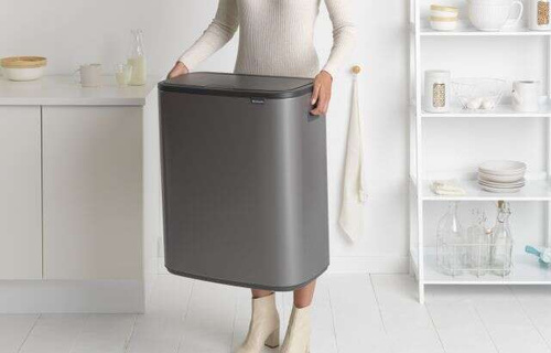 Kosz Bo Touch Bin 60l platynowy BRABANTIA