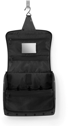 Kosmetyczka toiletbag glossy dots black REISENTHEL
