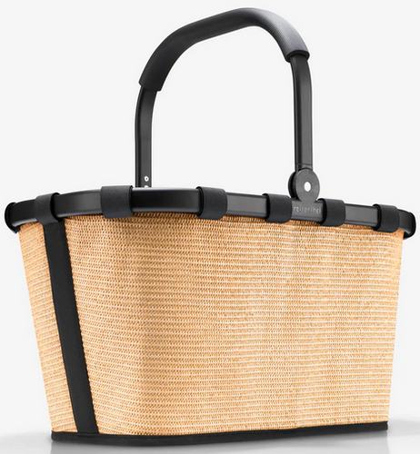 Koszyk carrybag raffia black REISENTHEL