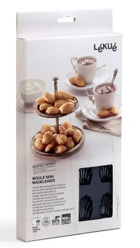 Forma do pieczenia mini Magdalenek silikonowa czerwona LEKUE