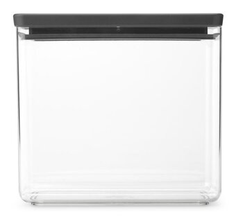 Pojemnik prostokątny 3,5l Tasty+ Dark Grey BRABANTIA