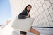 Torba shopper XL herringbone sand REISENTHEL