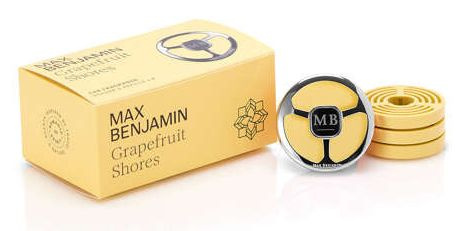 Zapach do auta + 4 wkłady Grapefruit Shores Max Benjamin