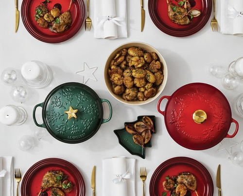 Okrągła brytfanna Noel Artichaut  LE CREUSET