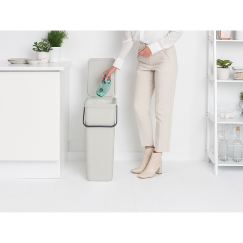 Kosz Sort & Go 40l Light Grey BRABANTIA