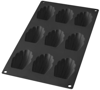 Forma do pieczenia Magdalenek silikonowa czarna LEKUE