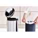 Kosz pedałowy NewIcon 12l stal matowa FPP BRABANTIA