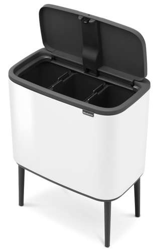 Kosz BO Touch Bin 3  x 11l biały BRABANTIA
