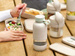 Szklana butelka na wodę 500 ml To Go Organic beige LEUKE
