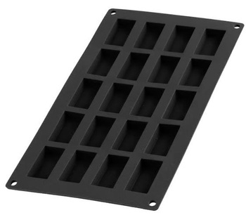 Forma do mini Financier silikonowa czarna LEKUE