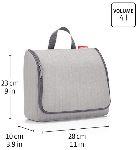 Kosmetyczka toiletbag XL twist maroon REISENTHEL