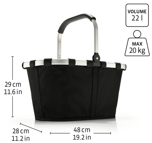 Koszyk carrybag frame twist blush REISENTHEL