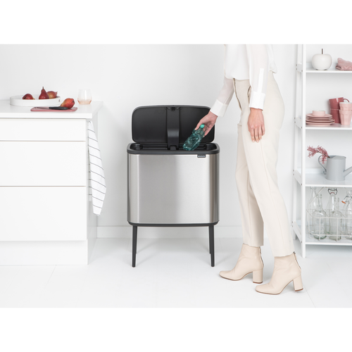 Kosz BO Touch Bin 11+23l stal matowa FPP BRABANTIA 
