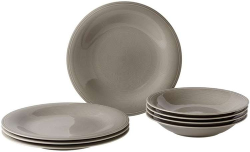 Zestaw obiadowy 8el. (dla 4 osób) Color Loop Stone VILLEROY BOCH