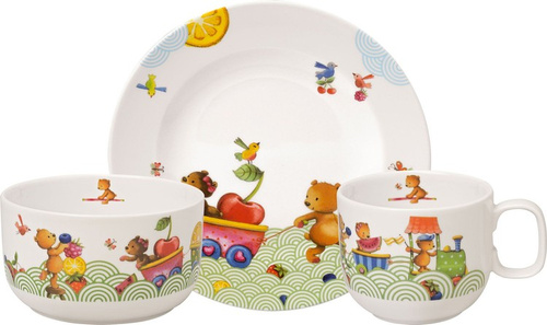 Zestaw dla dzieci 3el. Hungry as a Bear VILLEROY BOCH