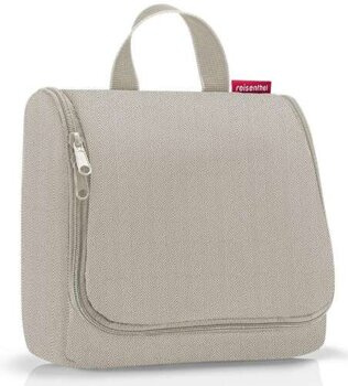Kosmetyczka toiletbag herringbone sand REISENTHEL