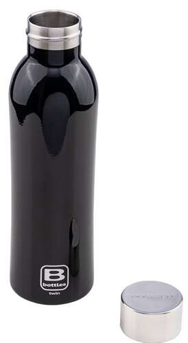 Butelka termiczna 500 ml B Bottles TWIN Black Piano Bright BUGATTI