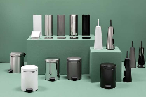 Zasobnik na papier toaletowy ReNew platynowy BRABANTIA