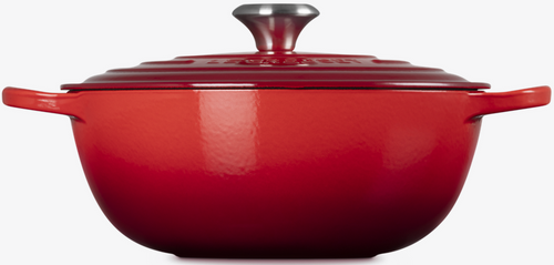 Garnek żeliwny 26 cm La Marmite wiśniowy LE CREUSET