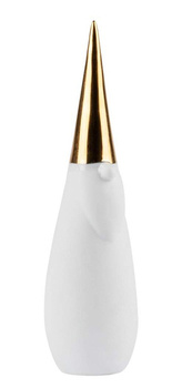 Dekoracja świąteczna figurka św. Mikołaja w złotej czapce RAEDER