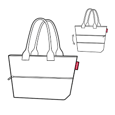 Torba shopper e1 twist silver REISENTHEL