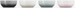 Zestaw 4 misek 16 cm - 770 ml Coupe LE CREUSET