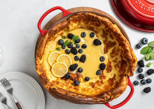 Garnek profesjonalny Gourmet 30 cm wiśniowy LE CREUSET