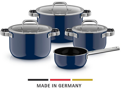 Zestaw 4 naczyń Fusiontec Mineral Pro Ocean Blue WMF