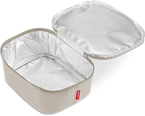 Torba coolerbag M pocket herringbone sand REISENTHEL