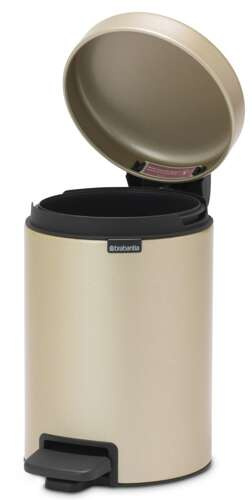Kosz pedałowy 3l NewIcon Mettalic Gold BRABANTIA