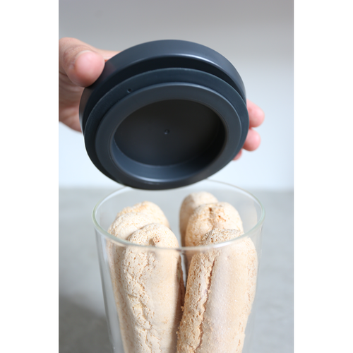 Szklany pojemnik kuchenny 1,9l grafitowy BRABANTIA