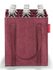 Torba na butelki bottlebag twist maroon REISENTHEL