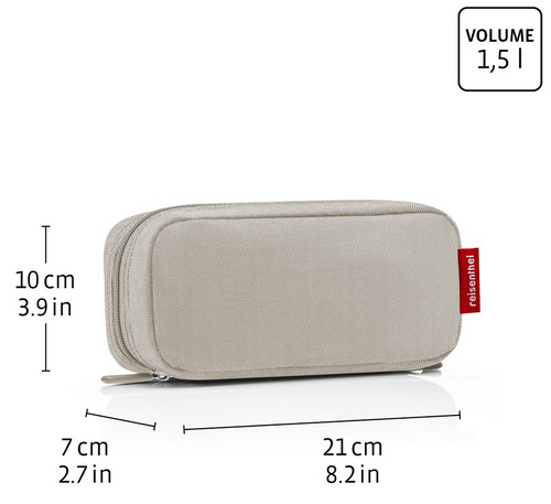 Kosmetyczka multicase twist maroon REISENTHEL