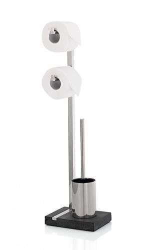 Stojak na papier toaletowy i szczotkę matowy Menoto BLOMUS